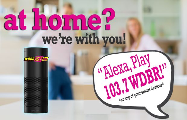 Alexa, Play 103.7 WDBR!